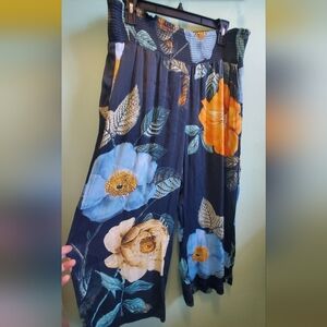 Maeve Floral Wide-Leg Pants